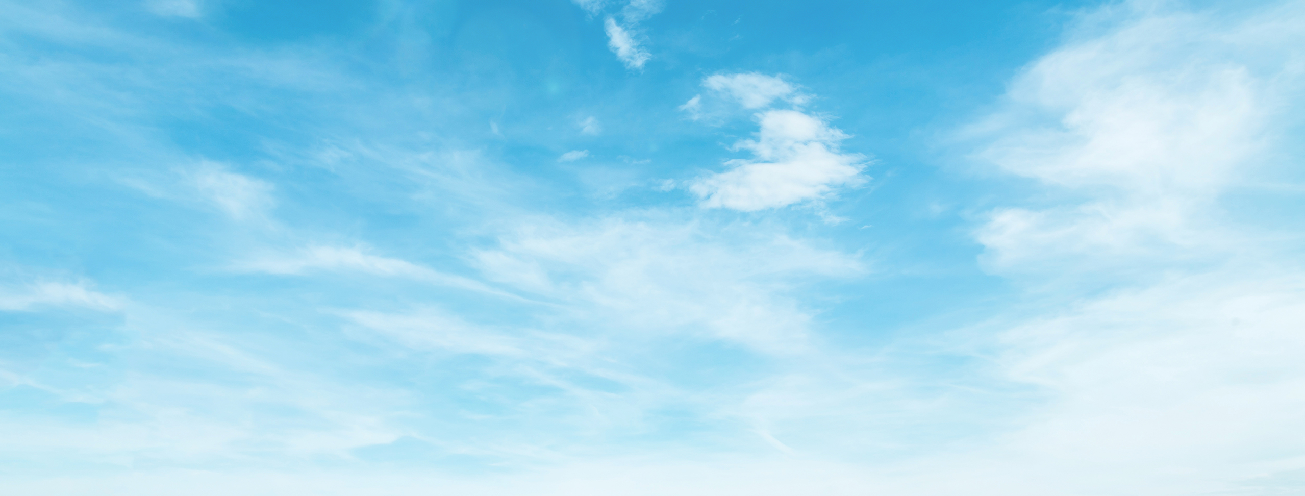 Blue sky with some cloud banner