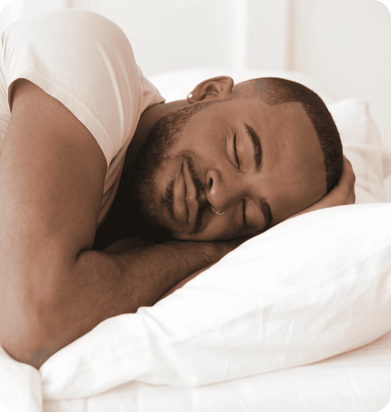 sleeping man