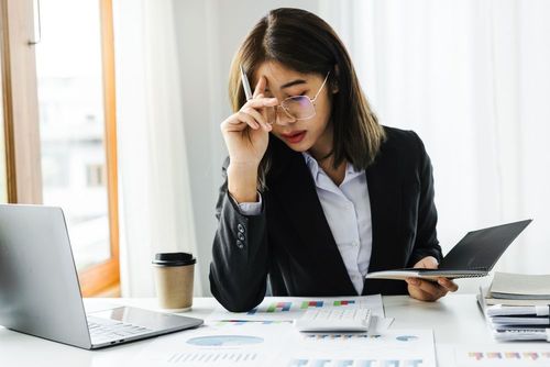 Women contemplating and learning about getting support