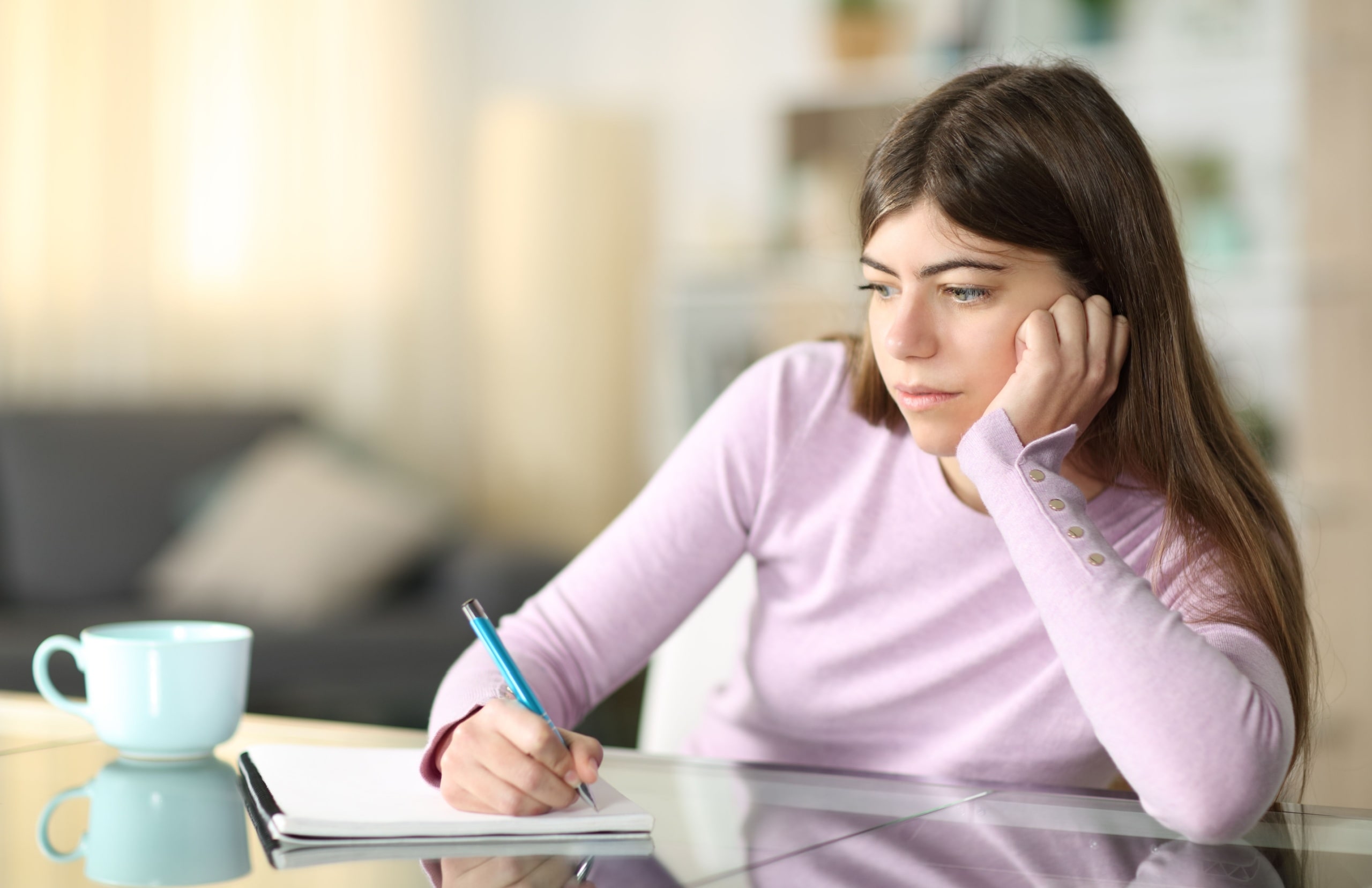 Woman with ADHD struggling to be productive