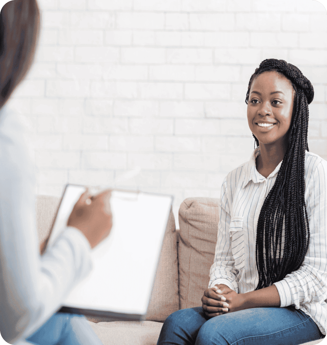 woman in counselling